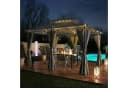 Swing&Harmonie Pavillon LED Minzo 3x4m Anthrazit mit Solar Bild 1