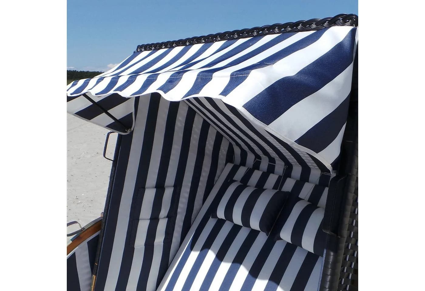Swing&Harmonie Strandkorb XXL mit LED Beleuchtung und Solarmodul - Bild 3