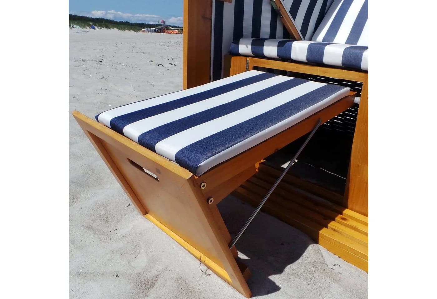Swing&Harmonie Strandkorb XXL mit LED Beleuchtung und Solarmodul - Bild 5