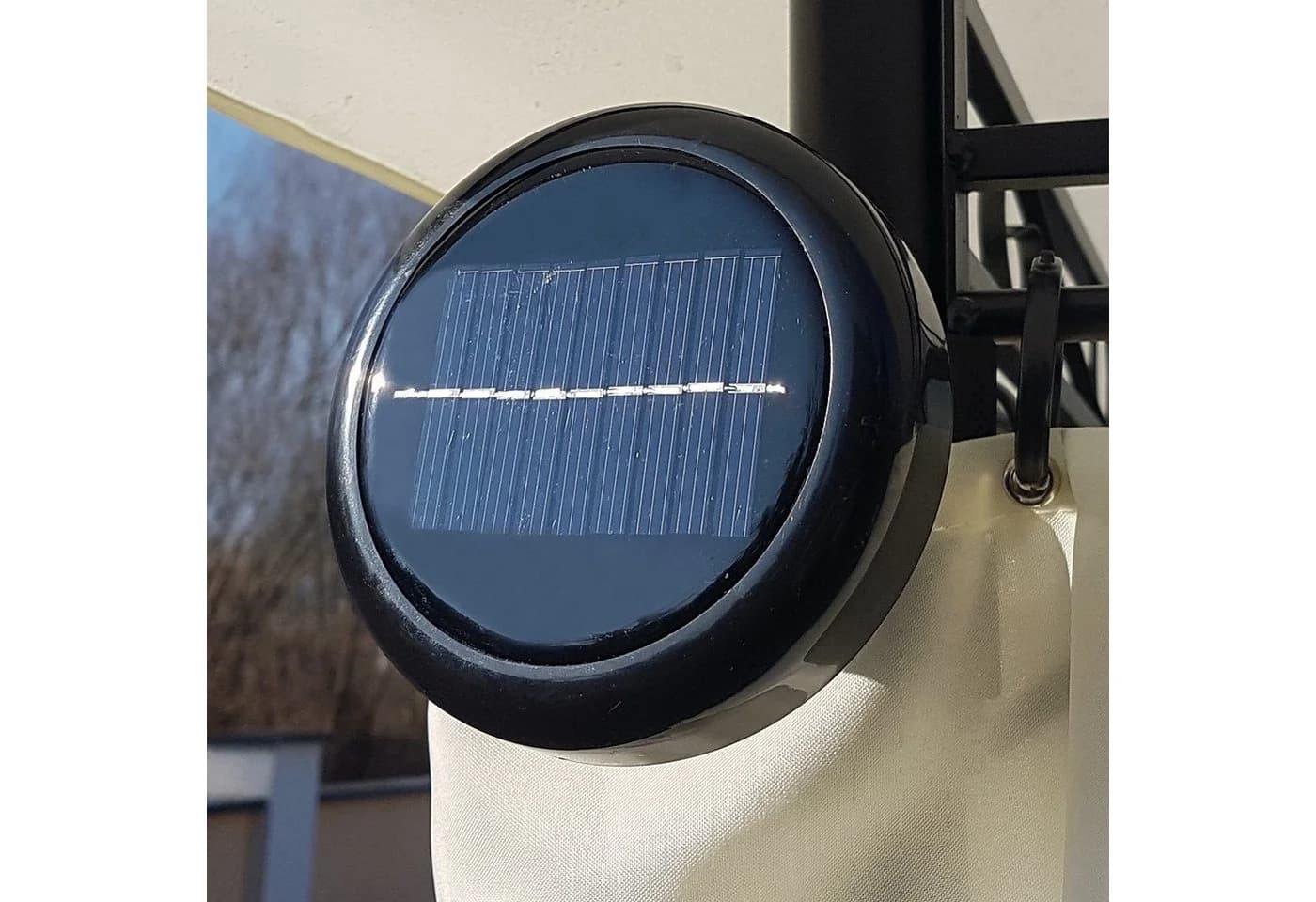 Swing&Harmonie Luxus LED Pavillon 3x4m Minzo Rot mit Seitenwänden - Bild 5