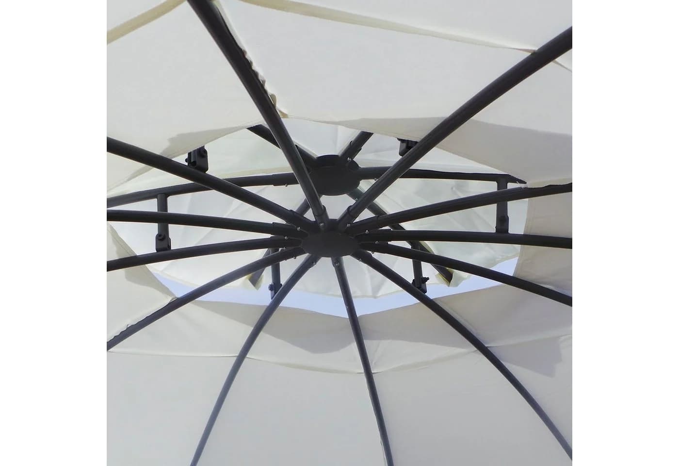 Swing&Harmonie Pavillon LED mit Solar und Seitenwänden Beige - Bild 5