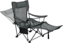EUGAD Angelstuhl Klappstuhl Campingstuhl Grau Schwarz Blau Bild 2