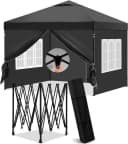 EUGAD Pavillon 3x3 m mit Seitenwänden höhenverstellbar UV-Schutz wasserfest Bild 2