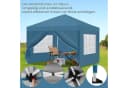 EUGAD Faltpavillon Blau wasserfest mit Seitenwänden Bild 1