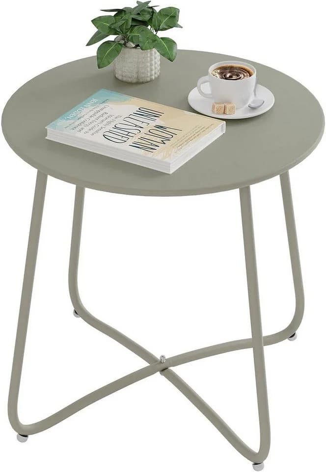 EUGAD Balkontisch rund Metall 45 cm - Bild 2