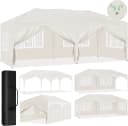 EUGAD Pavillon 3x6 m Pop-Up Faltpavillon mit 6 Seitenteilen für Camping Strand Garten Bild 2