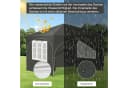 EUGAD Pop-Up Pavillon 3x3m Grau mit 4 Seitenwänden Bild 4