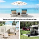 EUGAD Pavillon-Sandsäcke 4-tlg. Schwarz - 7kg Tragfähigkeit Bild 5