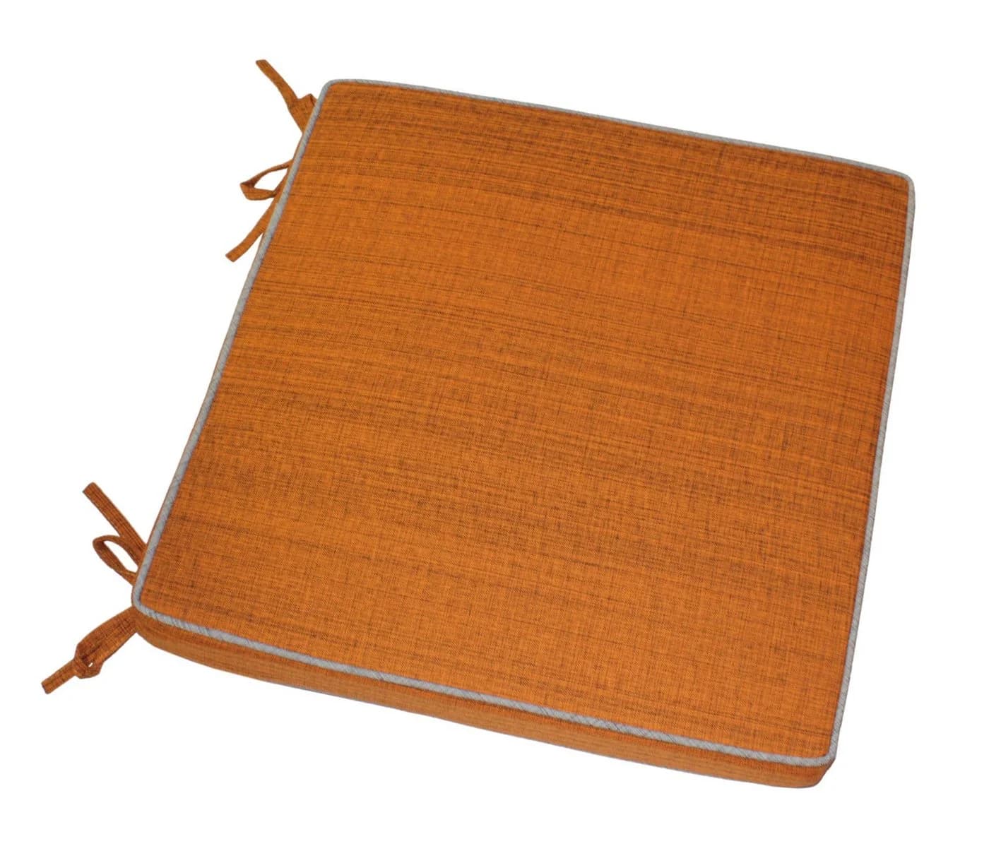 Haus und Deko Stuhlkissen Outdoor 42x42 cm Orange