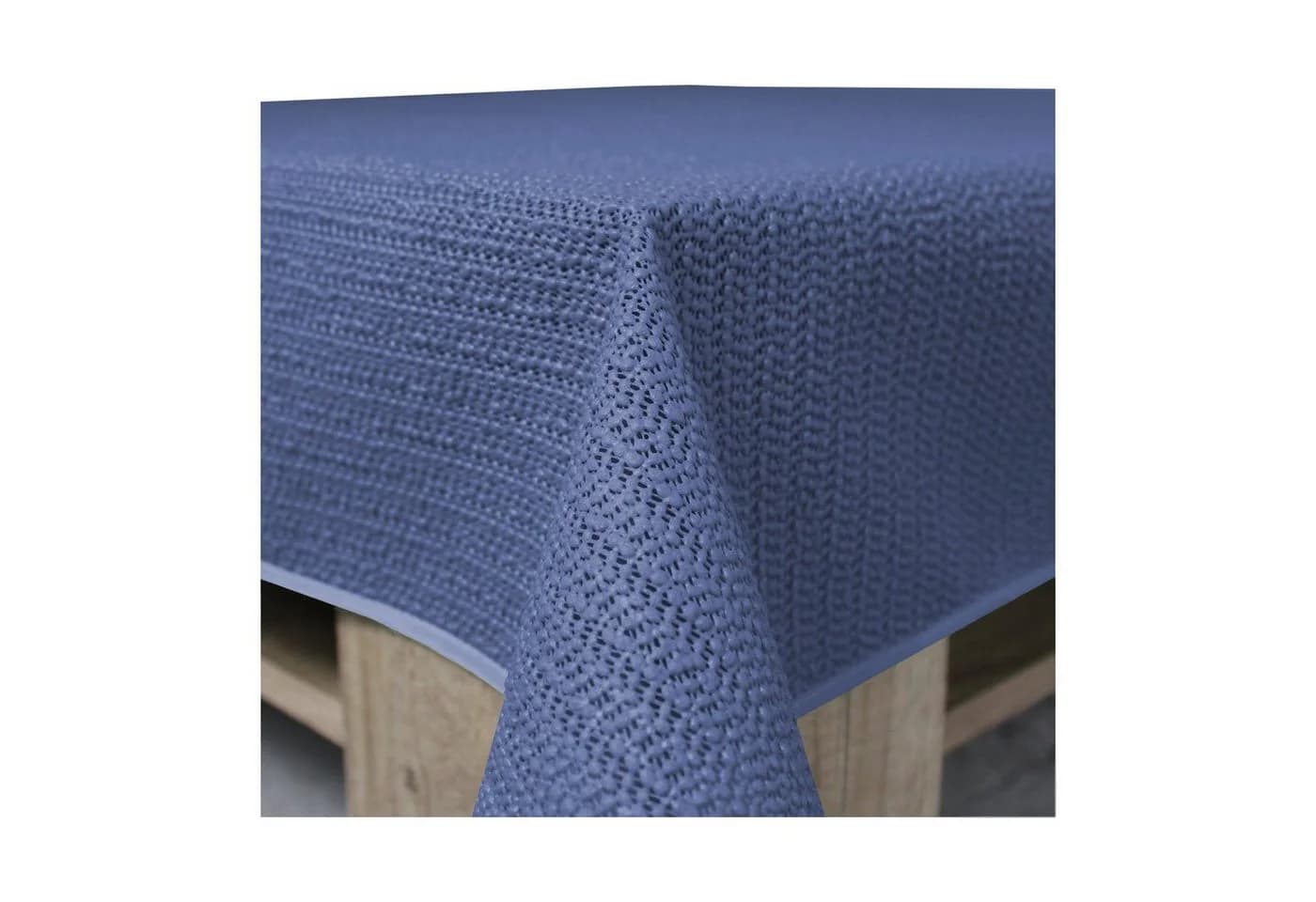Haus und Deko PVC Tischdecke Outdoor Blau Rutschfest Wetterfest - Bild 3