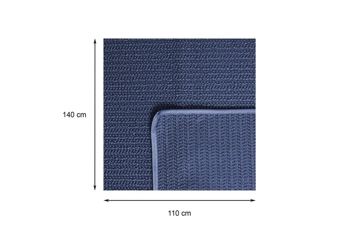 Haus und Deko PVC Tischdecke Outdoor Blau Rutschfest Wetterfest - Bild 4