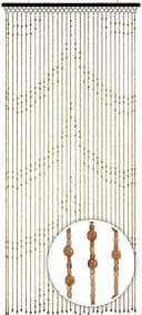 Kobolo Türvorhang Holzperlenvorhang Samara Transparent Bild 2