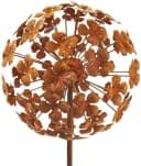 Kobolo Gartenstecker Rusty Flower Ball 110 cm Metall Bild 2