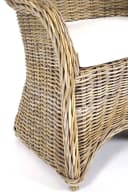 Kobolo Rattansessel BOSTON NEW Rattan Kubu Grey Bild 3