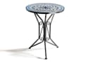 Kobolo Balkonset Sitzgruppe Gartenmöbel Tisch Stühle Metall Mosaik Blau Weiß Bild 5