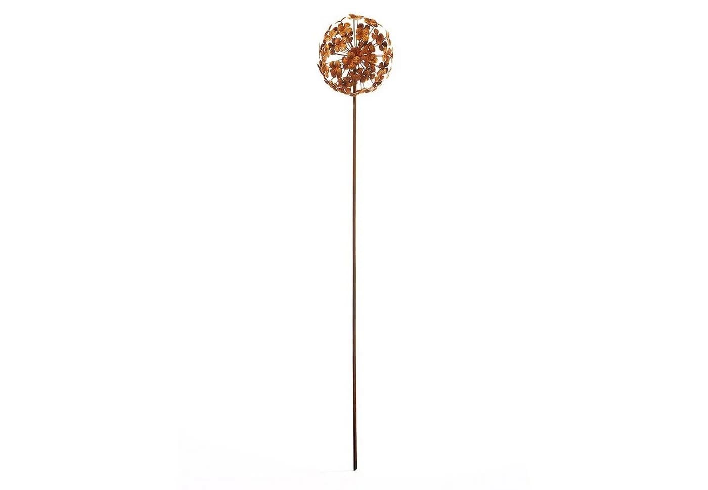 Kobolo Gartenstecker Rusty Flower Ball 2er Set Metall - Bild 4