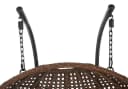 Kobolo Hängesessel BRUNO Polyrattan mit Gestell und Kissen - Braun Bild 5