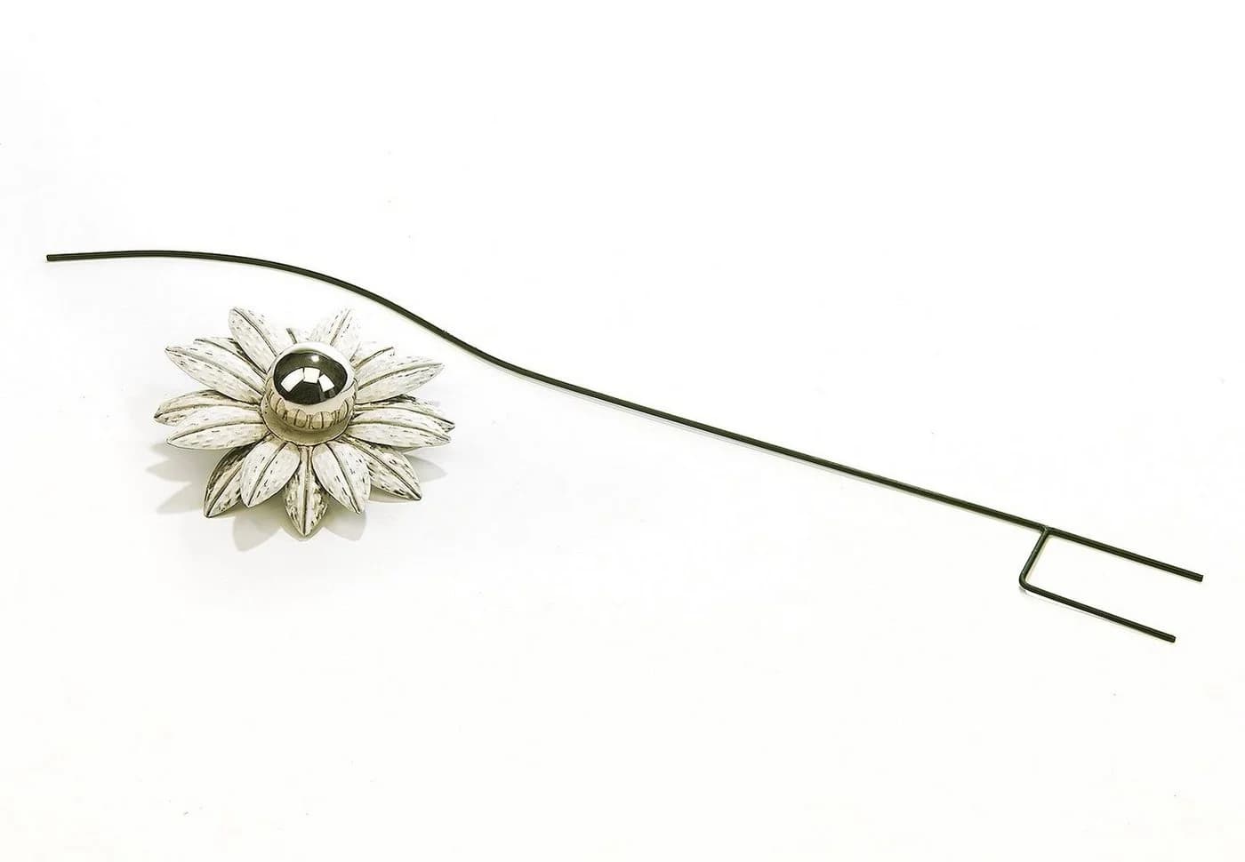 Kobolo Gartenstecker 2er Set Blume Weiß - Bild 5