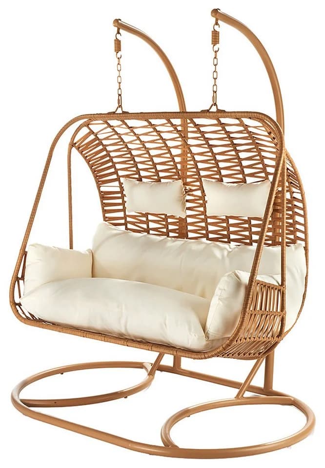 Kobolo Hängesessel Polyrattan 2 Personen - Bild 2