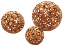 Kobolo Gartenkugel KUMA Rostoptik 3er Set Metall Bild 2