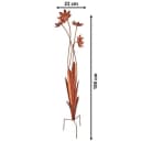 Kobolo Gartenstecker Wildflower Naturrost Braun Bild 1