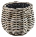 Kobolo Pflanzkübel BOTAN Rattan Grau Bild 2