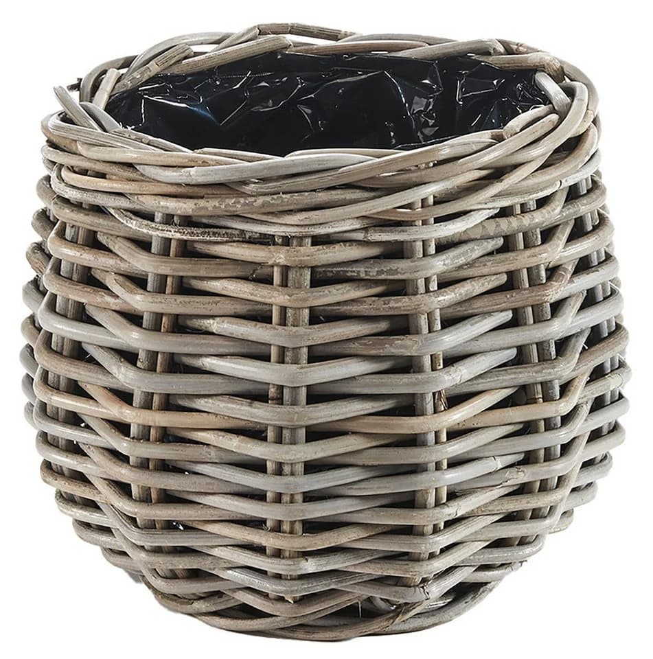 Kobolo Pflanzkübel BOTAN Rattan Grau - Bild 2
