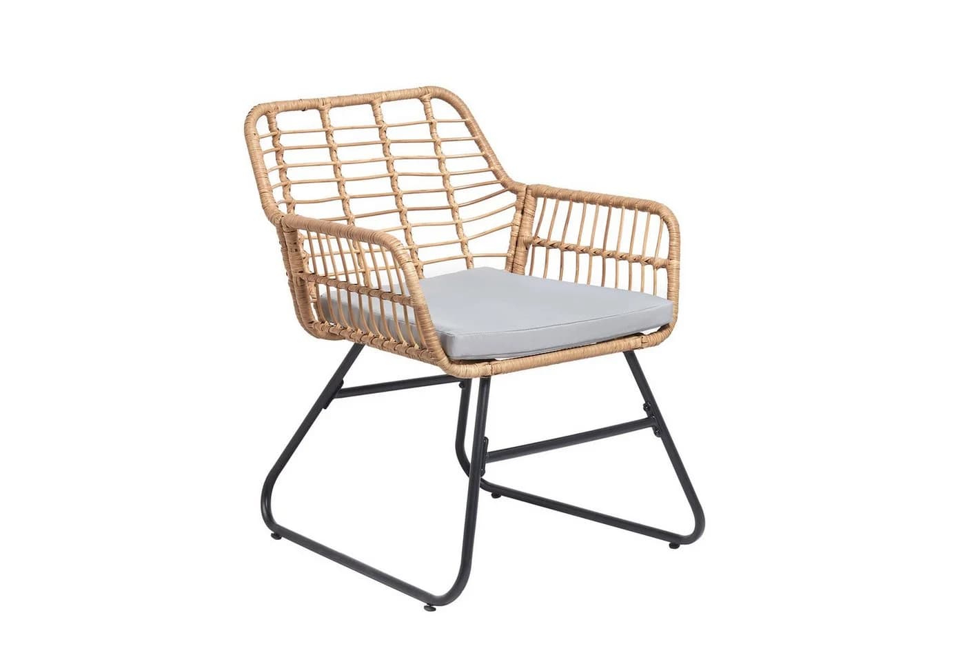 IDIMEX Gartenlounge-Set RIVIERA Outdoor Lounge Set Zweisitzer 2 Sessel Beistelltisch Braun - Bild 3