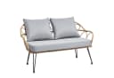 IDIMEX Gartenlounge-Set Cairo Polyrattan Braun Bild 4