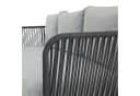 CARO-Möbel Gartenlounge-Set MYKONOS 4-tlg. Grau/Schwarz mit Kissen Bild 5