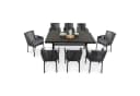 IDIMEX Garten-Essgruppe AFUERA, 8 Personen, Schwarz Bild 3