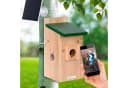 Dobar Vogelhaus Nistkasten Eazy Flachdach inkl. WiFi Kamera und Solar-Panel Grün Bild 2