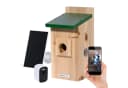 Dobar Vogelhaus Nistkasten Eazy Flachdach inkl. WiFi Kamera und Solar-Panel Grün Bild 3