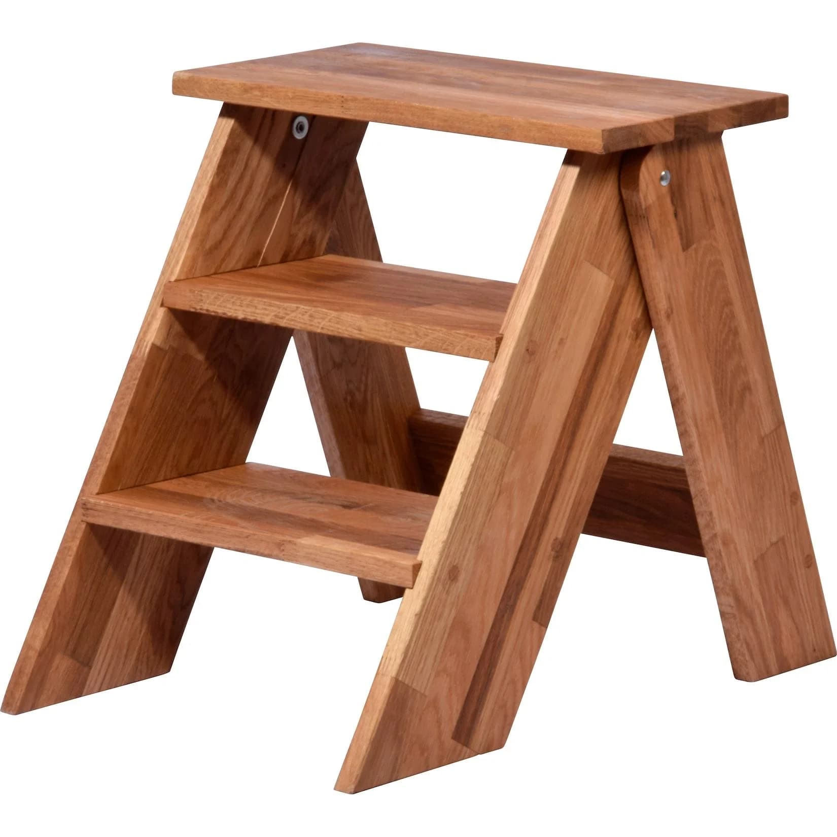 Dobar Tritthocker Eichenholz Beige Geölt Klappbar Garten