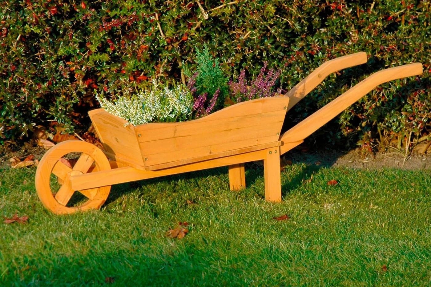 dobar Pflanzkübel Schubkarre, BxTxH: 29x107x30 cm - Bild 2