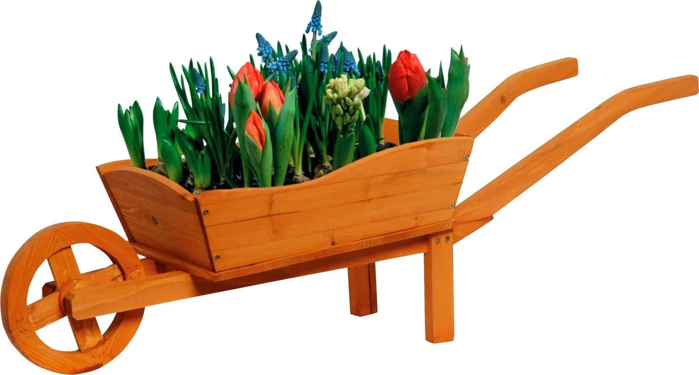 dobar Pflanzkübel Schubkarre, BxTxH: 29x107x30 cm - Bild 3