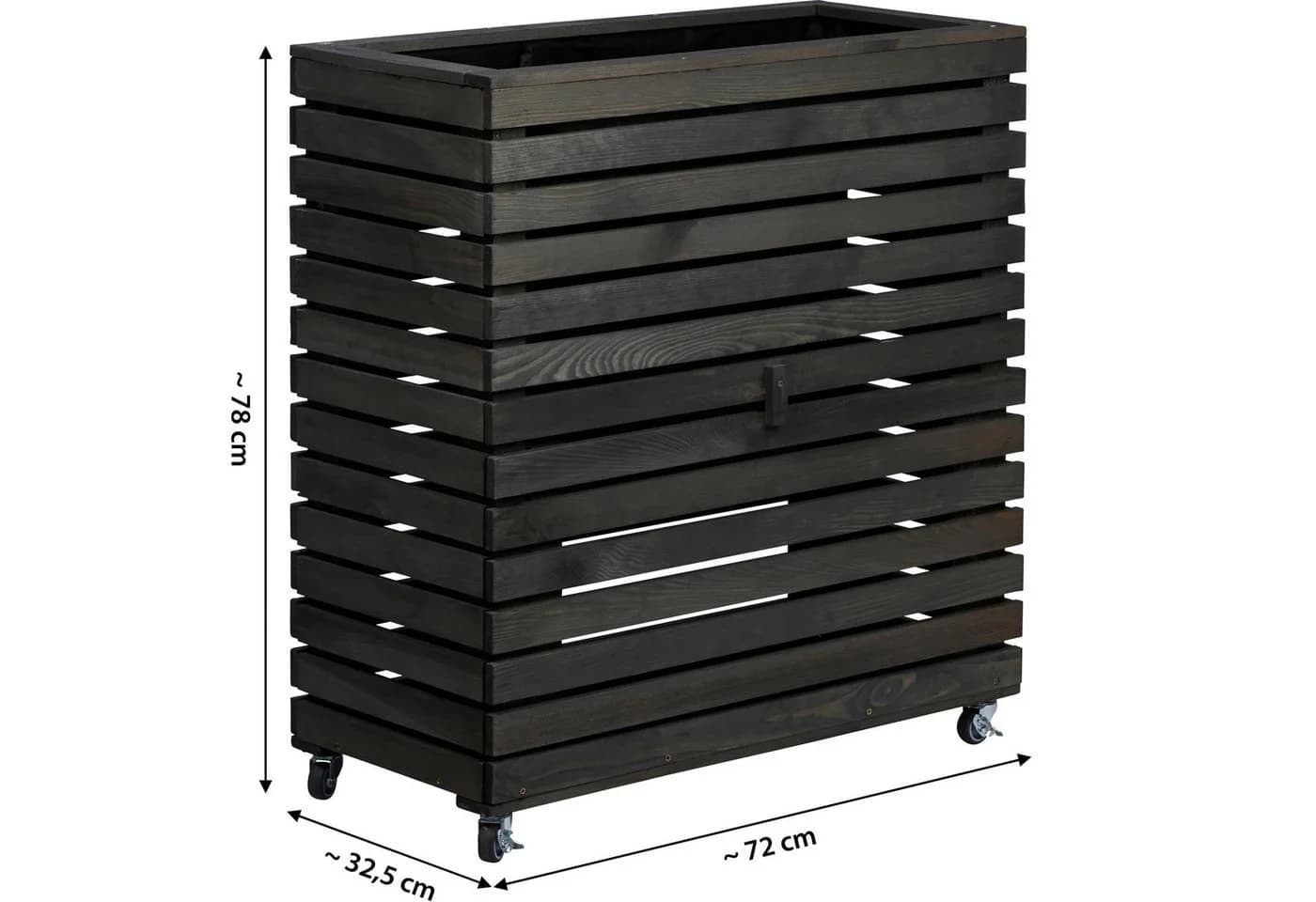 dobar Hochbeet Rolla Gr. L Anthrazit - Bild 5
