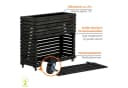 Dobar Hochbeet Rolla XL Anthrazit Bild 4