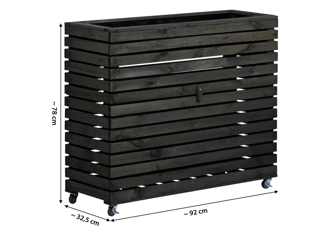 Dobar Hochbeet Rolla XL Anthrazit - Bild 5