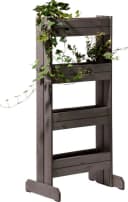 Dobar Vertikales Blumenbeet mit 4 Pflanzkästen Anthrazit Bild 3
