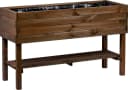 Dobar Hochbeet mit Ablagefläche Kiefer Braun Bild 4