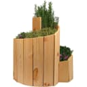 Dobar Kräuterspirale Massivholz Bausatz für Garten Bild 1