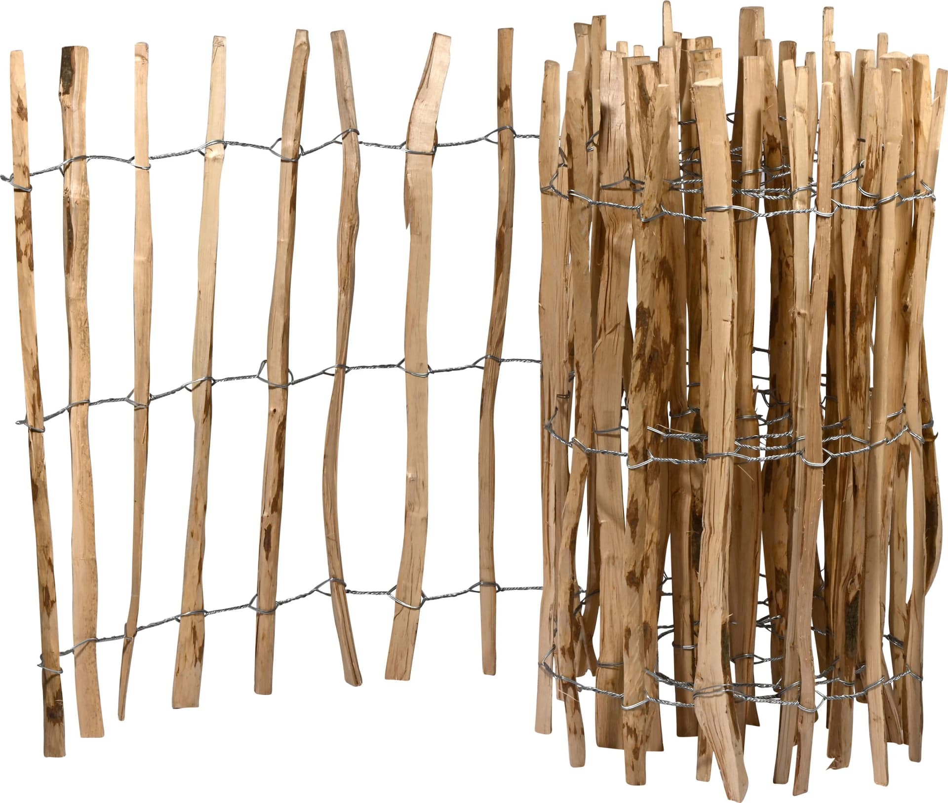 Dobar Staketen-Zaun Haselnuss 90x500cm - Bild 2