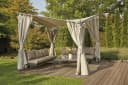 SIENA GARDEN Pavillonseitenteil Hellgrau Polyester 2 Stk. Bild 2