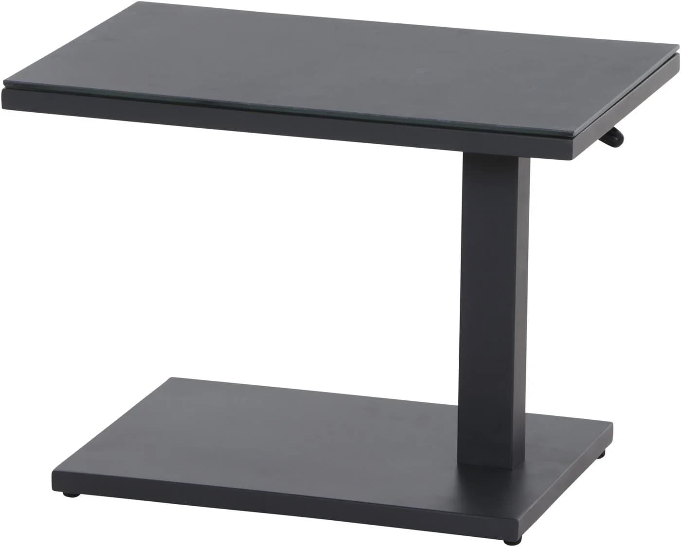 Siena Garden TORENO Lift-Beistelltisch Glas anthrazit - Bild 2
