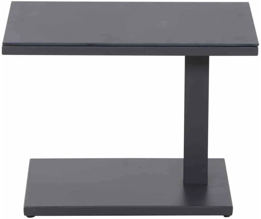 Siena Garden TORENO Lift-Beistelltisch Glas anthrazit - Bild 5