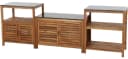 Gartentisch SIENA GARDEN Riva Braun Massivholz Bild 3