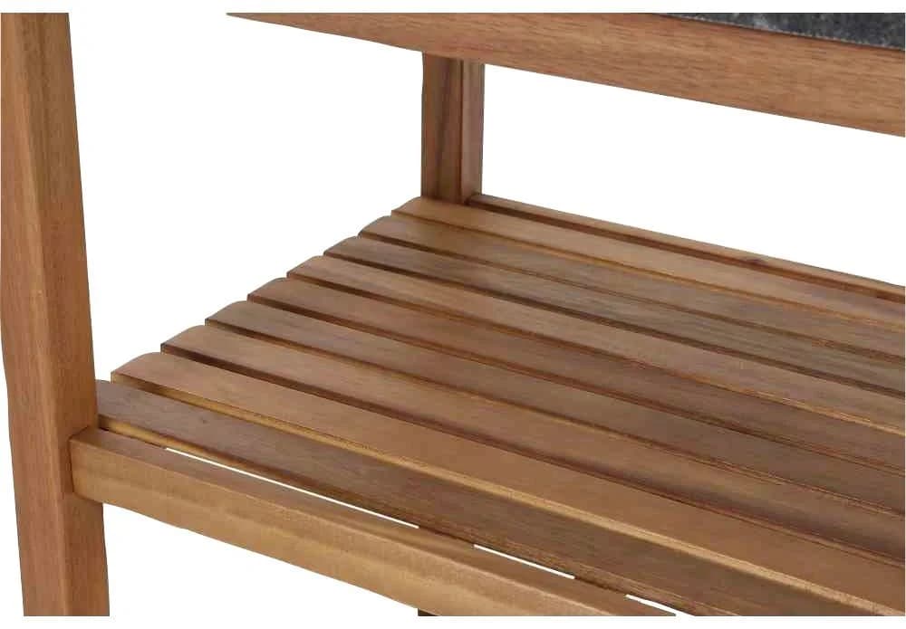 Gartentisch SIENA GARDEN Riva Braun Massivholz - Bild 5