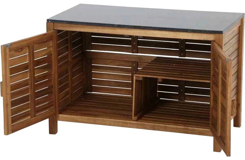 Gartentisch SIENA GARDEN Riva Braun Massivholz - Bild 5