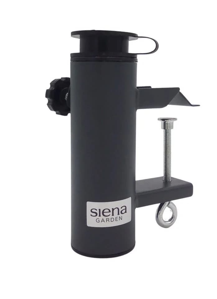 Siena Garden Schirmhalter für Balkongeländer Anthrazit - Bild 2